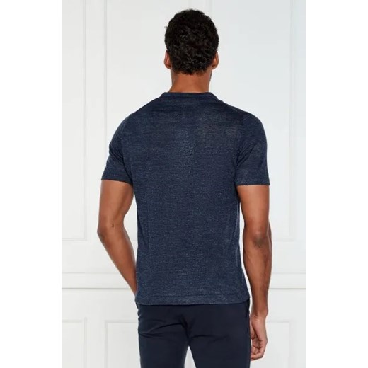 Sand Copenhagen Lniany t-shirt | Regular Fit Sand Copenhagen L Gomez Fashion Store wyprzedaż