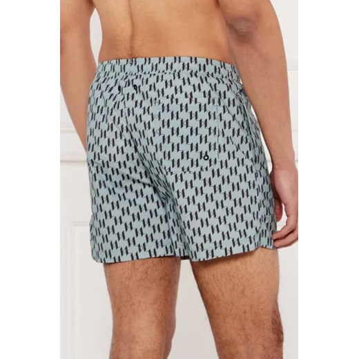 Kąpielówki Karl Lagerfeld z poliamidu 