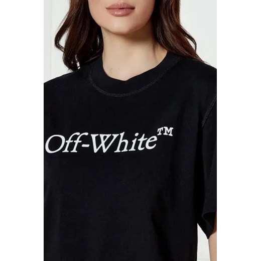 OFF-WHITE T-shirt | Cropped Fit XS wyprzedaż Gomez Fashion Store