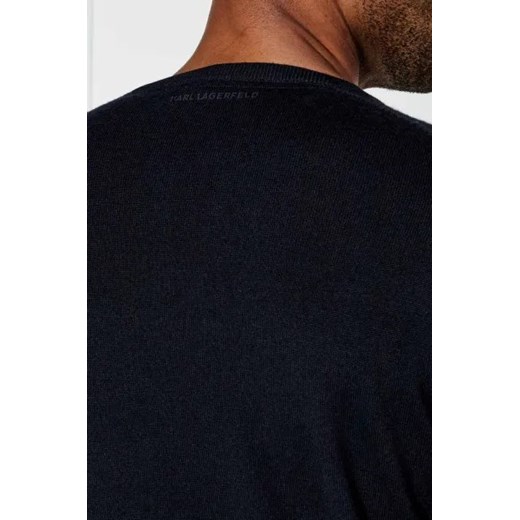 Karl Lagerfeld Wełniany sweter | Regular Fit Karl Lagerfeld L wyprzedaż Gomez Fashion Store