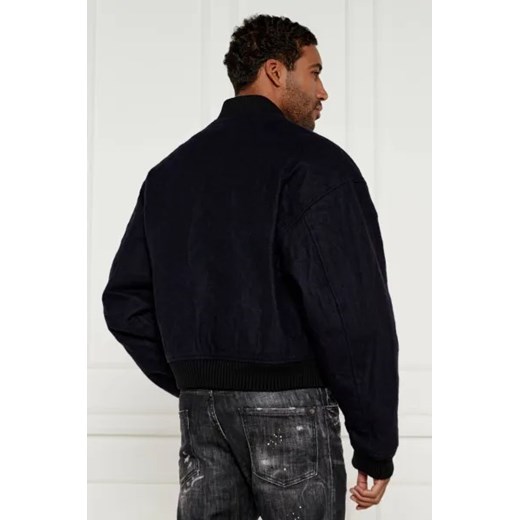 Dsquared2 Wełniana kurtka bomber | Regular Fit Dsquared2 54 wyprzedaż Gomez Fashion Store