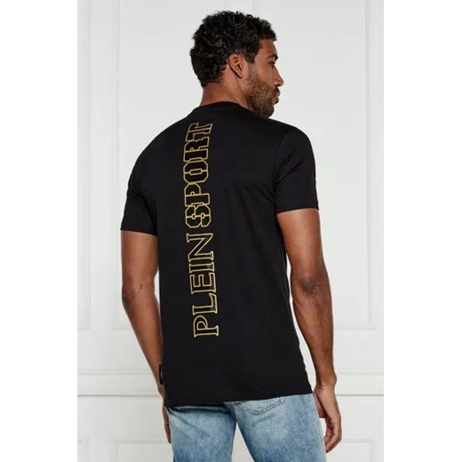 Plein Sport T-shirt Lamina Scratch | Loose fit Plein Sport L okazja Gomez Fashion Store