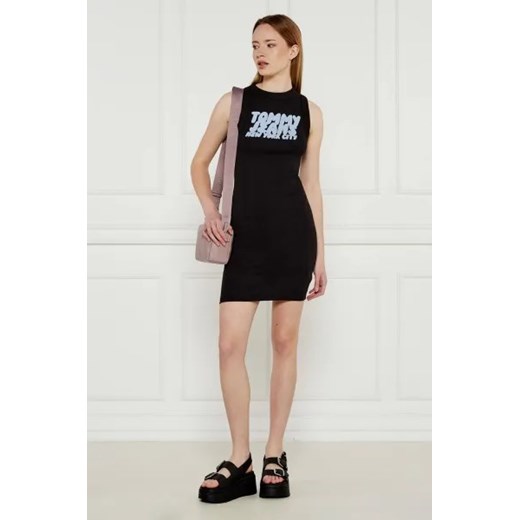 Sukienka Tommy Jeans z bawełny 