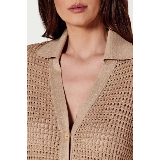 Marc Cain Kardigan | Straight fit | z dodatkiem lnu Marc Cain 40 okazyjna cena Gomez Fashion Store