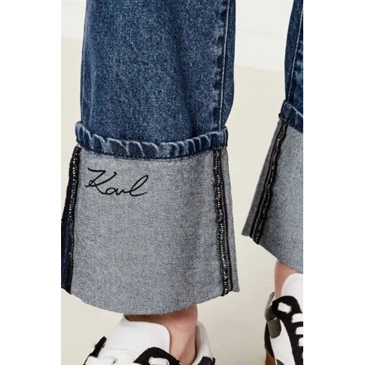Karl Lagerfeld Jeansy | Straight fit | high waist Karl Lagerfeld 30 Gomez Fashion Store