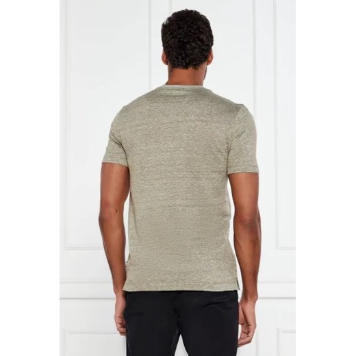 BOSS BLACK T-shirt H-Thompson 28 | Regular Fit | z dodatkiem lnu XL okazja Gomez Fashion Store