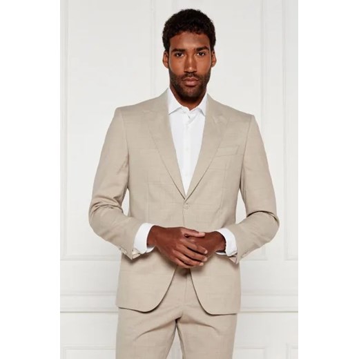 BOSS BLACK Wełniany garnitur H-Huge | Slim Fit | stretch 48 Gomez Fashion Store