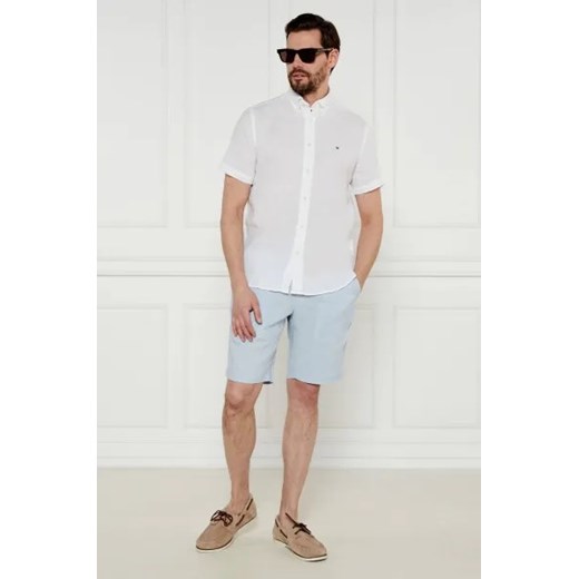 Tommy Hilfiger Lniane szorty HARLEM PO | Regular Fit Tommy Hilfiger 32 Gomez Fashion Store promocja