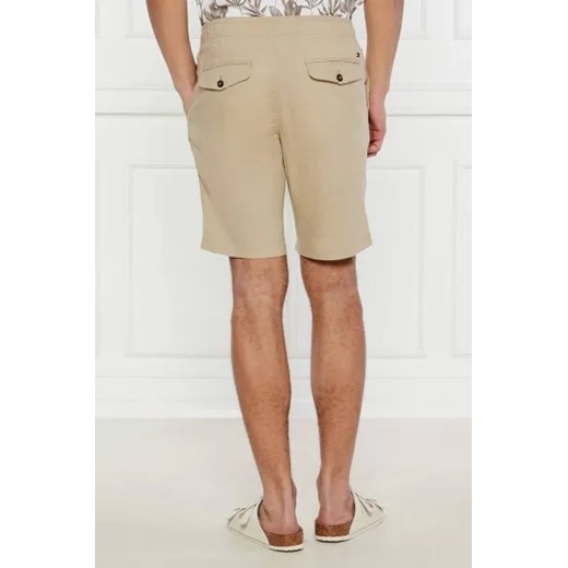 Tommy Hilfiger Lniane szorty HARLEM PO | Regular Fit Tommy Hilfiger 34 wyprzedaż Gomez Fashion Store