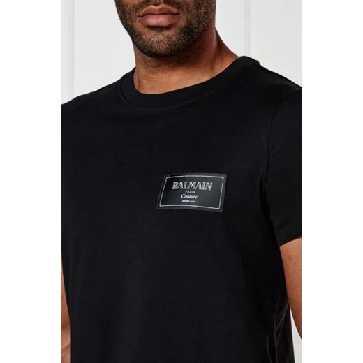 Balmain T-shirt COUTURE | Slim Fit M wyprzedaż Gomez Fashion Store