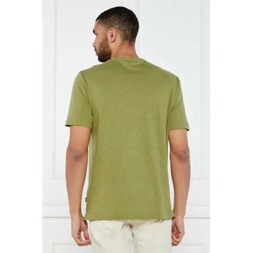 BOSS BLACK T-shirt H-Taut 28 | Regular Fit | z dodatkiem lnu XL okazja Gomez Fashion Store