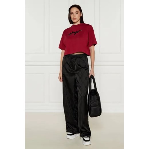 HUGO T-shirt | Cropped Fit S Gomez Fashion Store promocyjna cena