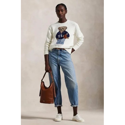 POLO RALPH LAUREN Sweter | Relaxed fit | z dodatkiem lnu Polo Ralph Lauren L okazja Gomez Fashion Store