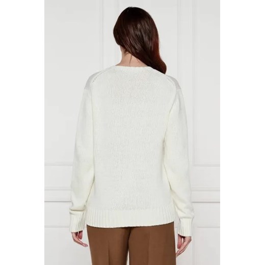 POLO RALPH LAUREN Sweter | Relaxed fit | z dodatkiem lnu Polo Ralph Lauren L wyprzedaż Gomez Fashion Store