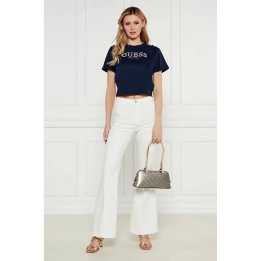 GUESS T-shirt | Cropped Fit Guess L okazja Gomez Fashion Store