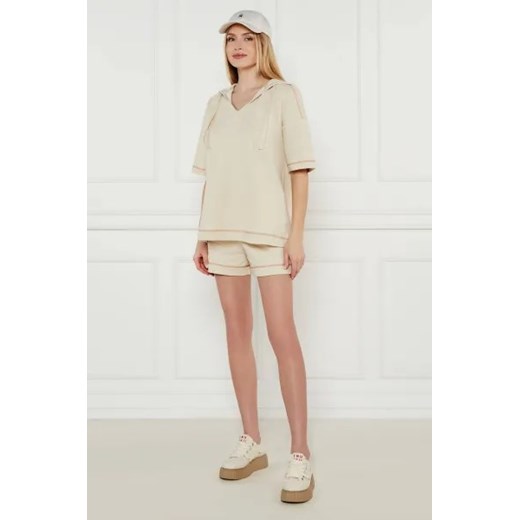 Max Mara Leisure Szorty AIRE | Regular Fit | z dodatkiem lnu M okazyjna cena Gomez Fashion Store