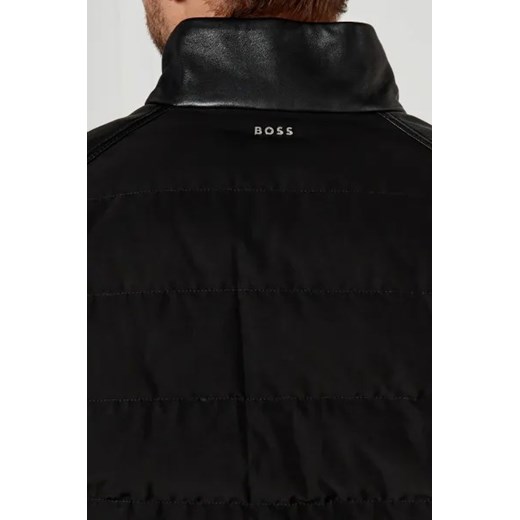 BOSS BLACK Skórzana kurtka C-Mersino | Regular Fit | z dodatkiem wełny 54 okazja Gomez Fashion Store