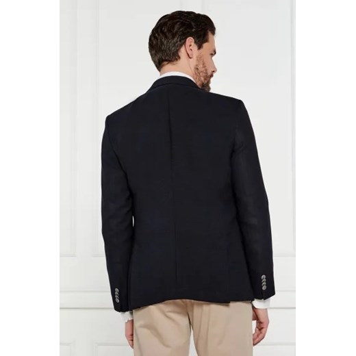 BOSS BLACK Marynarka z poszetką H-Hutson-233 | Slim Fit | z dodatkiem wełny 58 okazja Gomez Fashion Store