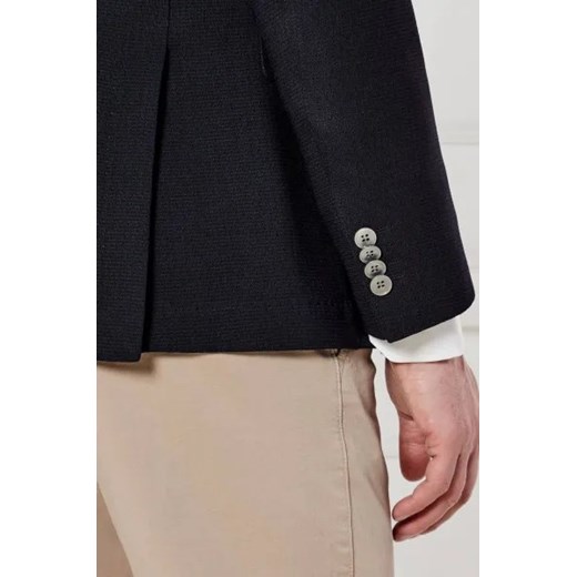 BOSS BLACK Marynarka z poszetką H-Hutson-233 | Slim Fit | z dodatkiem wełny 54 Gomez Fashion Store wyprzedaż