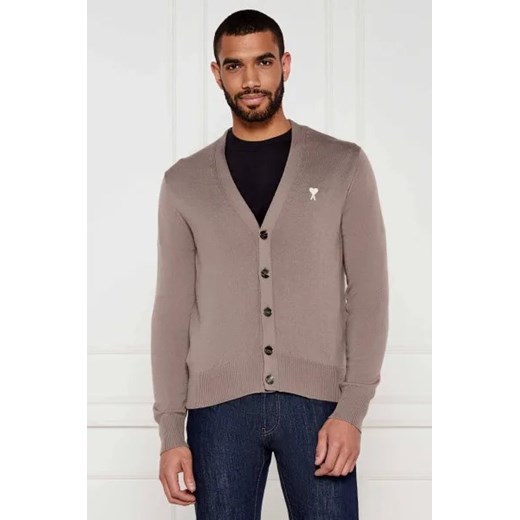 AMI Paris Wełniany kardigan | Regular Fit Ami Paris M wyprzedaż Gomez Fashion Store
