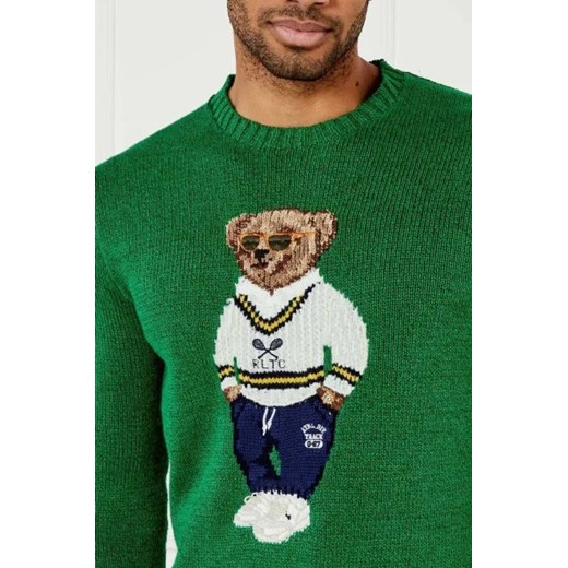 POLO RALPH LAUREN Lniany sweter | Regular Fit Polo Ralph Lauren L wyprzedaż Gomez Fashion Store