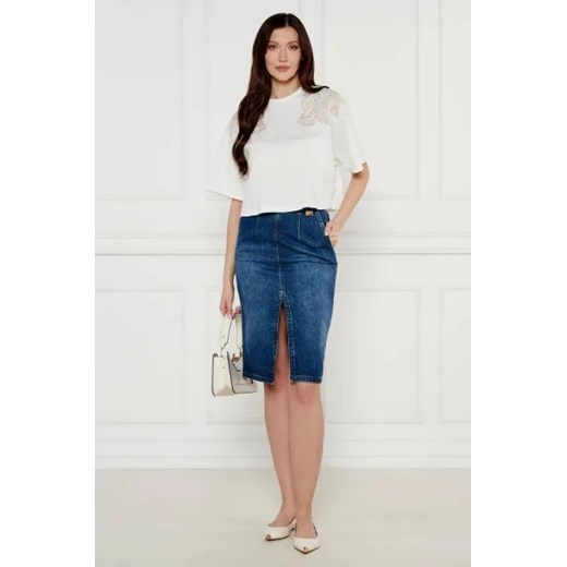 Elisabetta Franchi Jeansowa spódnica Elisabetta Franchi 34 Gomez Fashion Store wyprzedaż