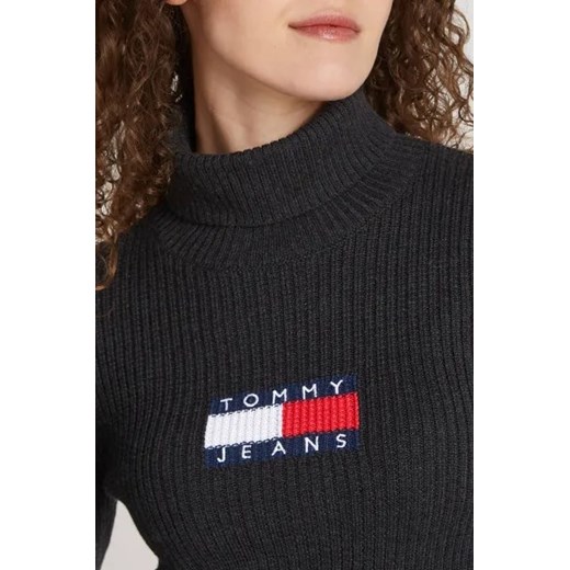 Tommy Jeans Golf | Slim Fit | z dodatkiem wełny Tommy Jeans M okazja Gomez Fashion Store