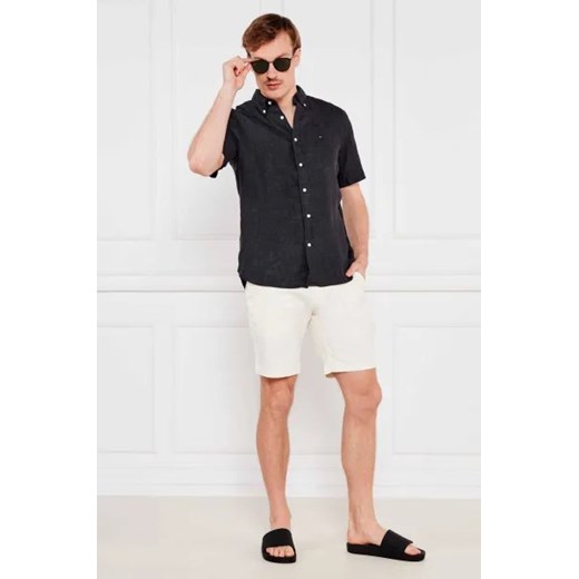 Tommy Hilfiger Lniana koszula | Regular Fit Tommy Hilfiger S okazja Gomez Fashion Store