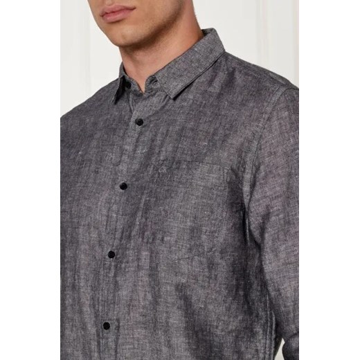 Calvin Klein Lniana koszula | Slim Fit Calvin Klein XL promocyjna cena Gomez Fashion Store