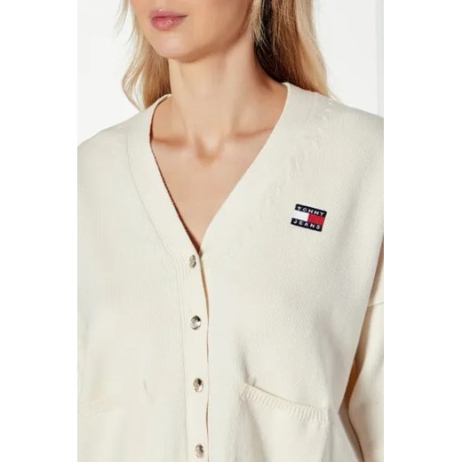 Tommy Jeans Kardigan | Cropped Fit Tommy Jeans M okazja Gomez Fashion Store