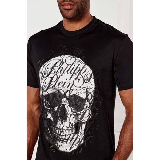 Philipp Plein T-shirt Skull Coursive | Regular Fit M promocyjna cena Gomez Fashion Store