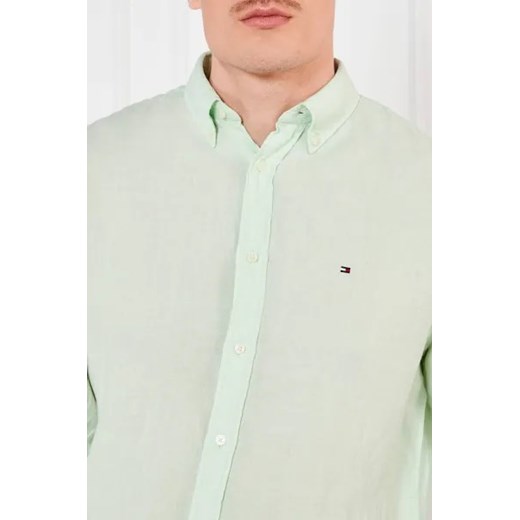 Tommy Hilfiger Lniana koszula PIGMENT DYED | Regular Fit Tommy Hilfiger XXXL Gomez Fashion Store okazja