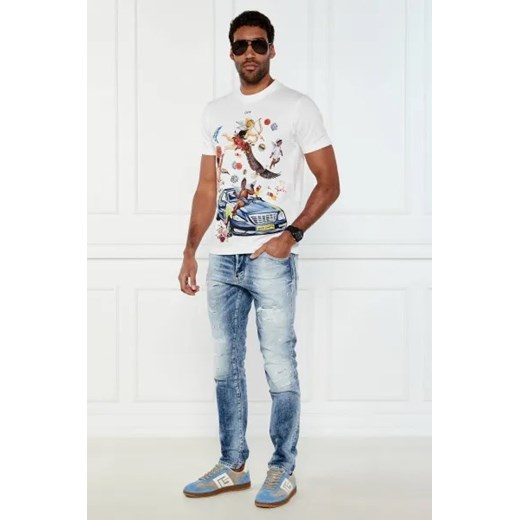 OFF-WHITE T-shirt FRESCO CAR | Slim Fit S Gomez Fashion Store promocja