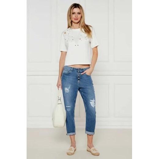 DONDUP - made in Italy T-shirt | Regular Fit Dondup - Made In Italy S Gomez Fashion Store okazja
