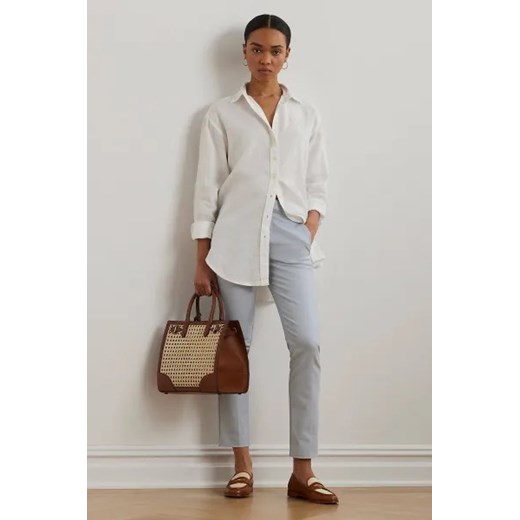 LAUREN RALPH LAUREN Lniana koszula | Oversize fit XL okazja Gomez Fashion Store