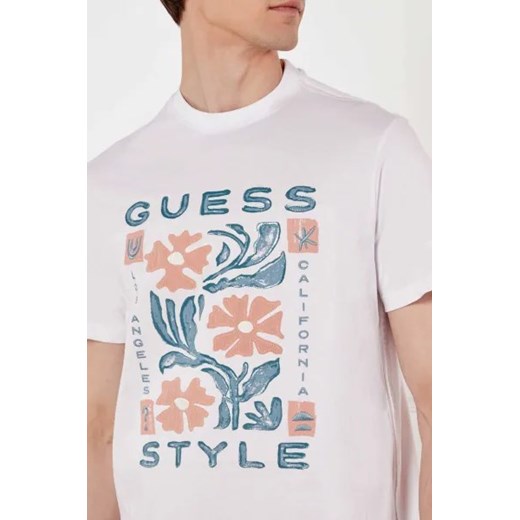 T-shirt męski Guess na wiosnę 