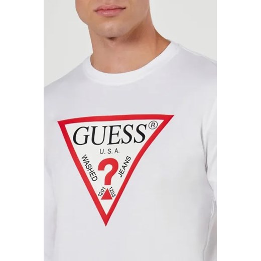 T-shirt męski Guess z długimi rękawami 