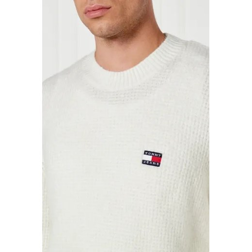 Tommy Jeans Sweter | Regular Fit | z dodatkiem wełny Tommy Jeans XXL okazja Gomez Fashion Store
