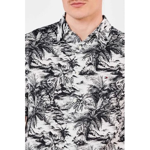 Tommy Hilfiger Lniana koszula | Regular Fit Tommy Hilfiger XXL wyprzedaż Gomez Fashion Store