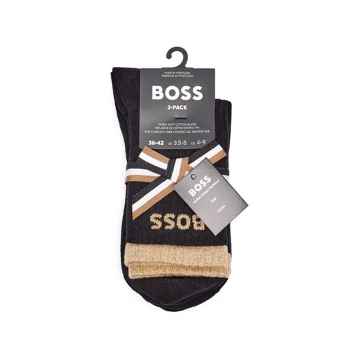 BOSS BLACK Skarpety 2-pack 2PQS Gift Lurex CC W 36/42 okazja Gomez Fashion Store