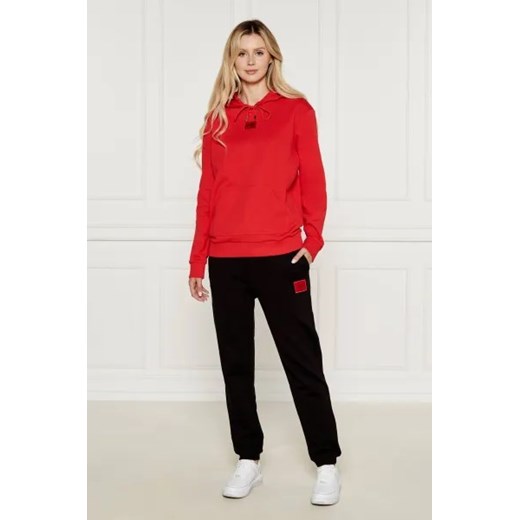 Spodnie damskie Hugo Boss bawełniane 