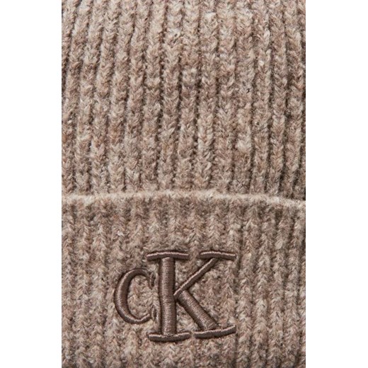 Calvin Klein Jeans Czapka | z dodatkiem wełny One Size okazja Gomez Fashion Store