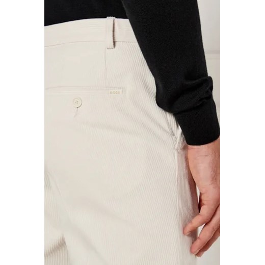 BOSS BLACK Sztruksowe spodnie P-Genius-CW-WG-244 | Slim Fit 52 okazja Gomez Fashion Store