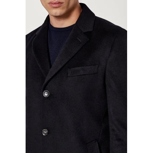 BOSS BLACK Wełniany płaszcz Hyde | z dodatkiem kaszmiru 54 wyprzedaż Gomez Fashion Store