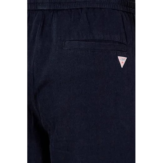 Guess Underwear  Lniane spodnie FLUID | Regular Fit S Gomez Fashion Store okazja