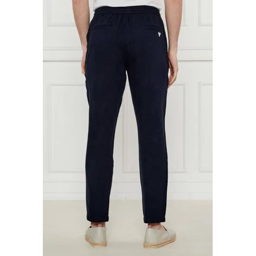 Guess Underwear  Lniane spodnie FLUID | Regular Fit L promocyjna cena Gomez Fashion Store