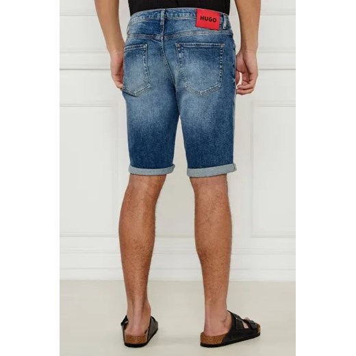 HUGO Jeansowe szorty 634 | Tapered fit 31 wyprzedaż Gomez Fashion Store