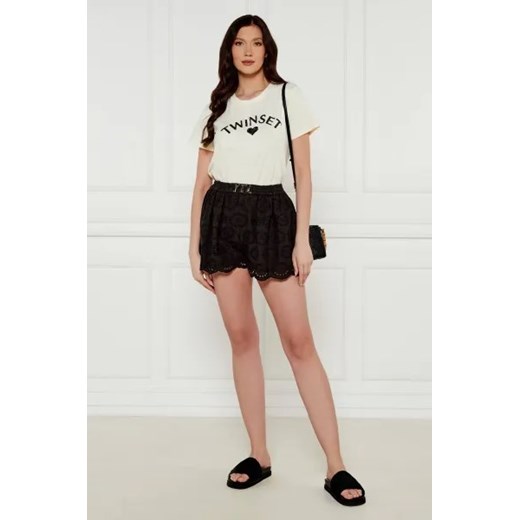 TWINSET Koronkowe szorty | Regular Fit Twinset 42 promocja Gomez Fashion Store
