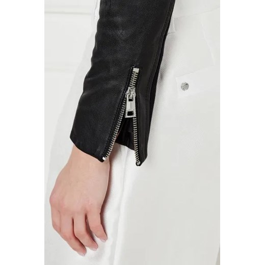 Marc Cain Skórzana kurtka | Slim Fit Marc Cain 40 promocja Gomez Fashion Store
