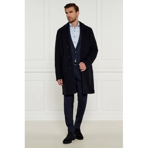 BOSS BLACK Wełniany płaszcz Hyde 54 okazyjna cena Gomez Fashion Store
